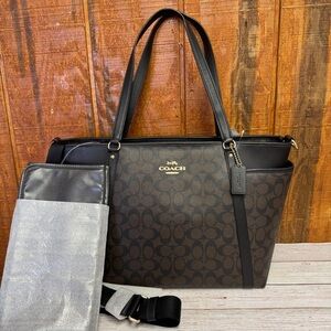 Coach Signature Baby Diaper Bag